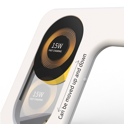 2022 New Arrival Transparent 3 In 1 Charging Dock Foldable 3 In 1 Wireless Charger For Apple